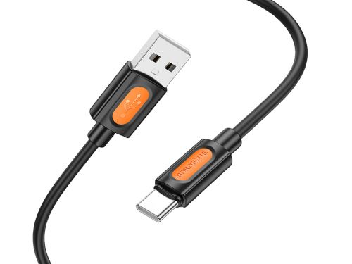 Кабель USB Type-C BOROFONE BX114 Structure 3A 1м черный - оптовая продажа фото 3 Кабель USB Type-C BOROFONE BX114 Structure 3A 1м черный - фото фото 3