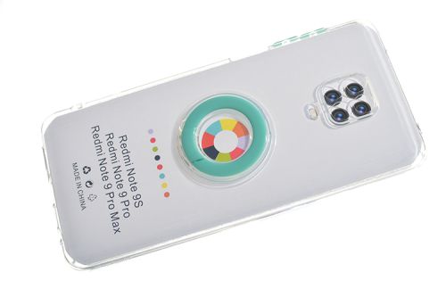 Чехол-накладка для XIAOMI Redmi Note 9S NEW RING TPU бирюзовый оптом, в розницу Центр Компаньон фото 2