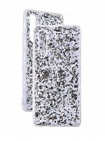 Чехол-накладка для HUAWEI P30 GLITTER TPU серебро - фото
