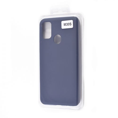 Чехол-накладка для Samsung M307F M30s VEGLAS SILICONE CASE закрытый темно-синий (8) оптом, в розницу Центр Компаньон