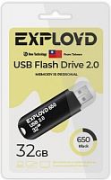 Купить USB флэш карта 32 Gb USB 2.0 Exployd 650 черный оптом, в розницу в ОРЦ Компаньон