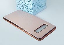 Купить Чехол-накладка для Samsung G973 S10 ELECTROPLATED TPU+PET розовый оптом, в розницу в ОРЦ Компаньон