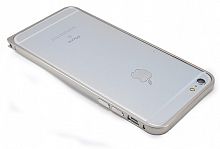 Купить Бампер для iPhone 6/6S Plus мет 0,7мм ЗАМОК серебро оптом, в розницу в ОРЦ Компаньон
