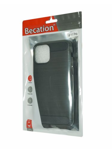 Чехол-накладка для iPhone 11 Pro BECATION CARBON FIBER TPU ANTISHOCK черный оптом, в розницу Центр Компаньон фото 2