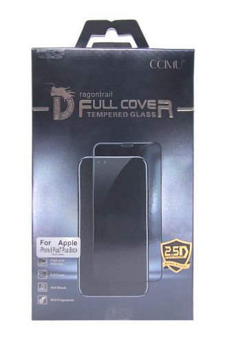 Защитное стекло для iPhone 7/8 Plus FULL GLUE CCIMU коробка черный оптом, в розницу Центр Компаньон фото 4