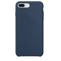 Чехол-накладка для iPhone 7/8 Plus SILICONE CASE AAA темно-синий - фото