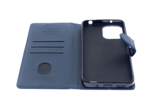 Чехол-книжка для XIAOMI Redmi 12 VEGLAS BUSINESS PLUS синий - оптовая продажа фото 3 Чехол-книжка для XIAOMI Redmi 12 VEGLAS BUSINESS PLUS синий - фото фото 3