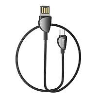 Купить Кабель USB-Micro USB HOCO U62 Simple 2.4A 1.2м черный оптом, в розницу в ОРЦ Компаньон