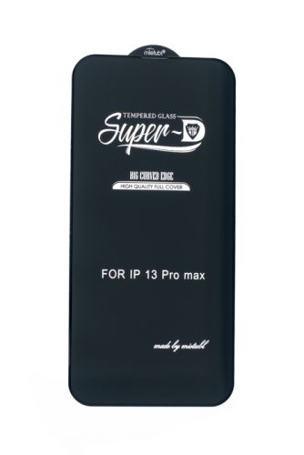 Защитное стекло для iPhone 13 Pro Max/14 Plus Mietubl Super-D пакет черный оптом, в розницу Центр Компаньон