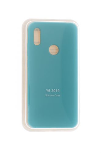 Чехол-накладка для HUAWEI Honor 8A/Y6 2019 VEGLAS SILICONE CASE закрытый бирюзовый (2) оптом, в розницу Центр Компаньон