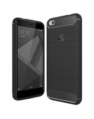 Чехол-накладка для XIAOMI Redmi 4 009508 ANTISHOCK черный - фото