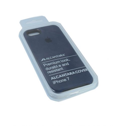 Чехол-накладка для iPhone 7/8/SE ALCANTARA CASE темно-синий - оптовая продажа фото 3 Чехол-накладка для iPhone 7/8/SE ALCANTARA CASE темно-синий - фото фото 3
