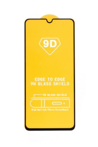 Защитное стекло для Samsung A135F A13 FULL GLUE VEGLAS YELLOW картон черный - фото