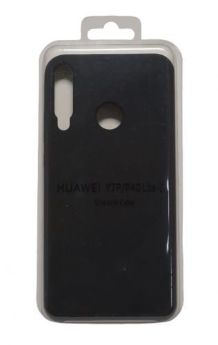 Чехол-накладка для HUAWEI P40 Lite E/Honor 9C SILICONE CASE черный (3)																				 - фото фото 2