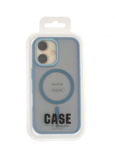 Чехол-накладка для iPhone 16 VEGLAS Fog Magnetic синий - оптовая продажа фото 5 Чехол-накладка для iPhone 16 VEGLAS Fog Magnetic синий - фото фото 5