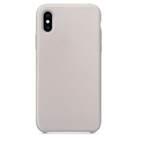Чехол-накладка для iPhone XS Max SILICONE CASE AAA серый - оптовая продажа Чехол-накладка для iPhone XS Max SILICONE CASE AAA серый - фото