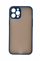 Чехол-накладка для iPhone 12 Pro Max VEGLAS Fog синий - фото