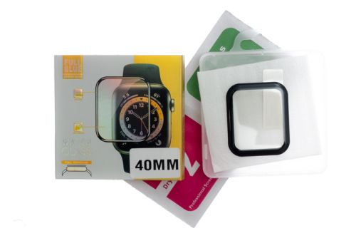 Защитное стекло для Apple Watch (40) 3D CURVED FULL GLUE коробка оптом, в розницу Центр Компаньон фото 2