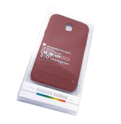 Чехол-накладка для Samsung J330F J3 2017 009508 ANTISHOCK красный оптом, в розницу Центр Компаньон фото 2
