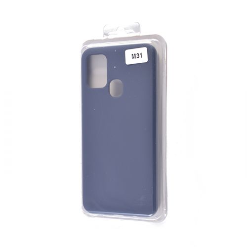 Чехол-накладка для Samsung M315F M31 VEGLAS SILICONE CASE закрытый темно-синий (8) оптом, в розницу Центр Компаньон