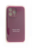 Купить Чехол-накладка для iPhone 13 Pro SILICONE CASE Защита камеры бордовый (52) оптом, в розницу в ОРЦ Компаньон