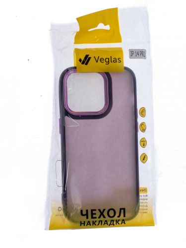 Чехол-накладка для iPhone 14 Pro VEGLAS Fog Glow фиолетовый оптом, в розницу Центр Компаньон фото 3