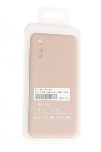Чехол-накладка для Samsung A022G A02 SILICONE CASE NL OP закрытый светло-розовый (18) оптом, в розницу Центр Компаньон фото 4