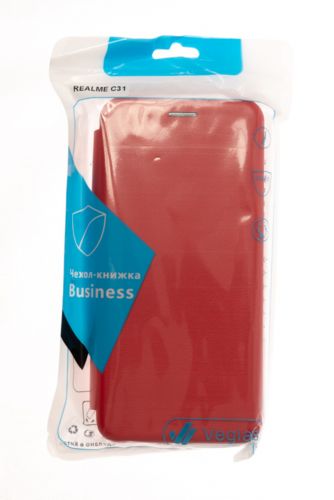 Чехол-книжка для Realme С31 VEGLAS BUSINESS красный - фото фото 5