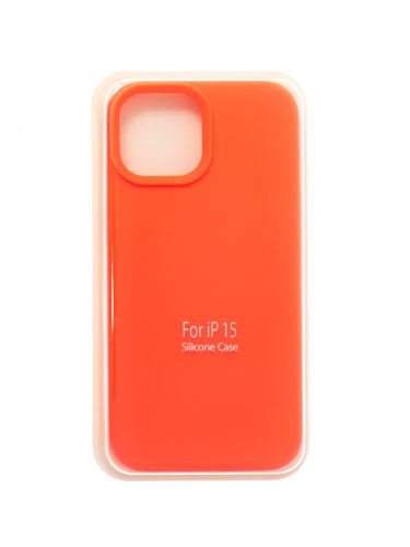 Чехол-накладка для iPhone 15 SILICONE CASE закрытый ярко-розовый (29) оптом, в розницу Центр Компаньон