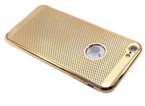 Чехол-накладка для iPhone 6/6S C-CASE РАМКА перфор TPU золото оптом, в розницу Центр Компаньон фото 3