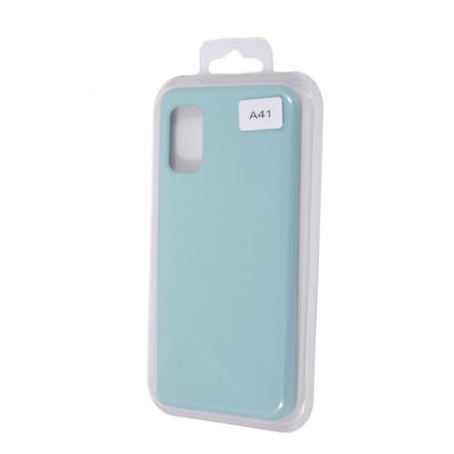 Чехол-накладка для Samsung A415F A41 SILICONE CASE NL бирюзовый (2) - фото