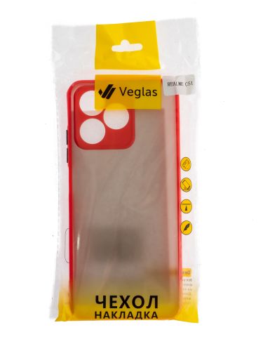 Чехол-накладка для REALME С51 VEGLAS Fog красный оптом, в розницу Центр Компаньон фото 3