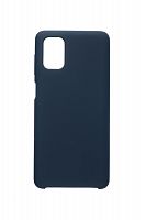 Чехол-накладка для Samsung M515F M51 SILICONE CASE OP темно-синий (8) - фото