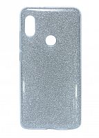Чехол-накладка для XIAOMI Mi6X/Mi A2 JZZS Shinny 3в1 TPU серебро - фото