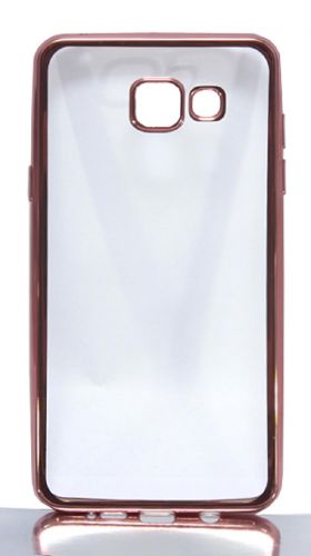 Чехол-накладка для Samsung A510F A5 РАМКА TPU розовое золото  - фото