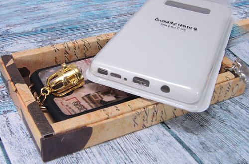 Чехол-накладка для Samsung N950F Note 8 SILICONE CASE закрытый белый оптом, в розницу Центр Компаньон фото 2