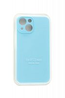 Купить Чехол-накладка для iPhone 13 Mini VEGLAS SILICONE CASE NL Защита камеры светло-голубой (43) оптом, в розницу в ОРЦ Компаньон