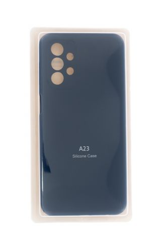 Чехол-накладка для Samsung A235F A23 VEGLAS SILICONE CASE закрытый темно-синий (8) оптом, в розницу Центр Компаньон