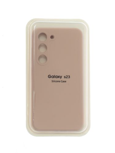 Чехол-накладка для Samsung S911B S23 VEGLAS SILICONE CASE закрытый светло-розовый (18) - оптовая продажа Чехол-накладка для Samsung S911B S23 VEGLAS SILICONE CASE закрытый светло-розовый (18) - фото