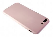 Купить Чехол-накладка для iPhone 7/8 Plus SOFT TOUCH TPU ЛОГО розовый  оптом, в розницу в ОРЦ Компаньон