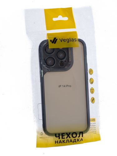 Чехол-накладка для iPhone 14 Pro VEGLAS Bracket Lens черный оптом, в розницу Центр Компаньон фото 4