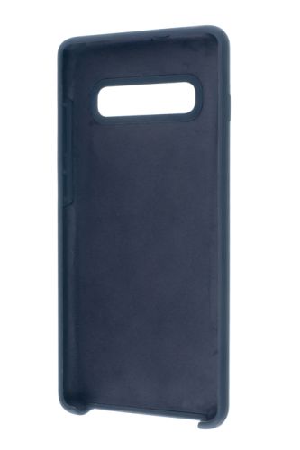 Чехол-накладка для Samsung G975F S10 Plus SILICONE CASE OP темно-синий (8) оптом, в розницу Центр Компаньон фото 2