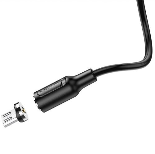 Кабель USB-Micro USB BOROFONE BX41 Amiable magnetic 2.4A 1м черный оптом, в розницу Центр Компаньон фото 6