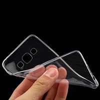 Чехол-накладка для Samsung A500F JZZS TPU у/т пакет белая - фото