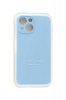 Купить Чехол-накладка для iPhone 13 Mini VEGLAS SILICONE CASE NL Защита камеры сиренево-голубой (5) оптом, в розницу в ОРЦ Компаньон