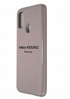 Купить Чехол-накладка для Samsung M215F M21 SILICONE CASE закрытый светло-розовый (18) оптом, в розницу в ОРЦ Компаньон