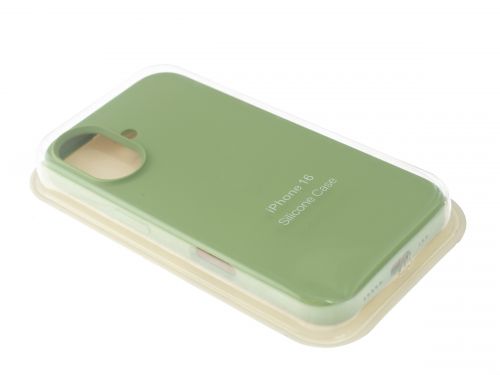 Чехол-накладка для iPhone 16 SILICONE CASE закрытый оливковый (1) оптом, в розницу Центр Компаньон фото 2