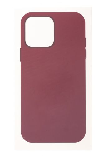 Чехол-накладка для iPhone 12 Mini SILICONE TPU NL поддержка MagSafe бордовый коробка оптом, в розницу Центр Компаньон фото 4