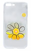 Купить Чехол-накладка для iPhone 7/8 Plus YOUNICOU Цветок большой сыпучий TPU желтый оптом, в розницу в ОРЦ Компаньон