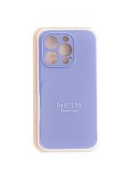 Купить Чехол-накладка для iPhone 15 Pro VEGLAS SILICONE CASE NL Защита камеры сиреневый (41) оптом, в розницу в ОРЦ Компаньон